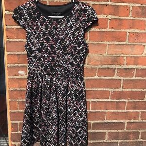 Black pattern dress